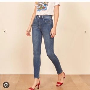 Reformation skinny fit jeans